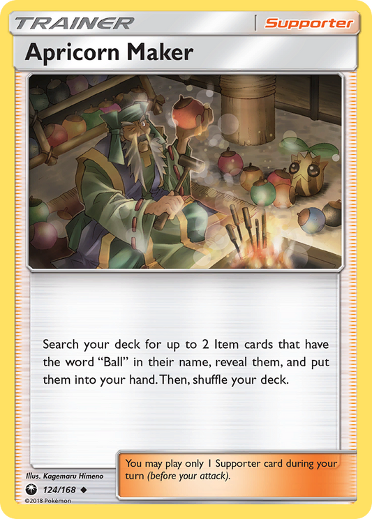 Apricorn Maker (Celestial Storm SET) (Trainer) (Supporter) (Uncommon) (PKM Celestial Storm SET-31)