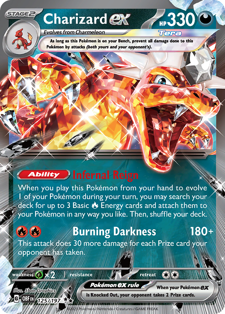 Charizard EX - Obsidian Flames SET-125