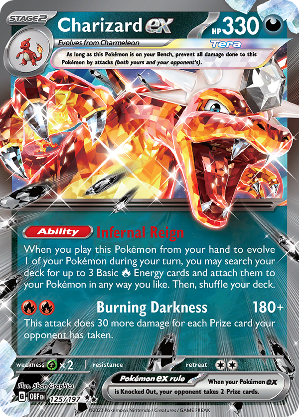 Charizard EX - Obsidian Flames SET-125