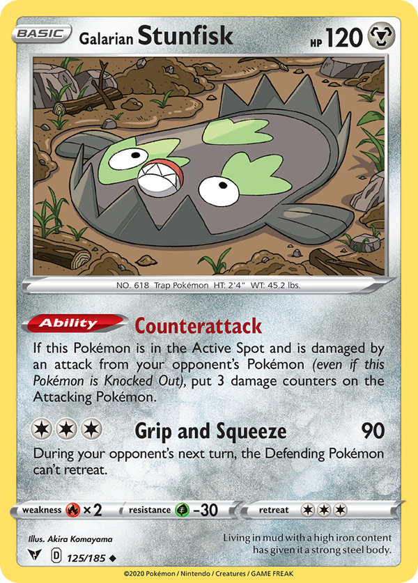 Galarian Stunfisk - Vivid Voltage SET-125