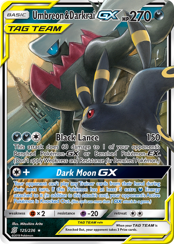 Umbreon & Darkrai-GX - Unified Minds SET-125