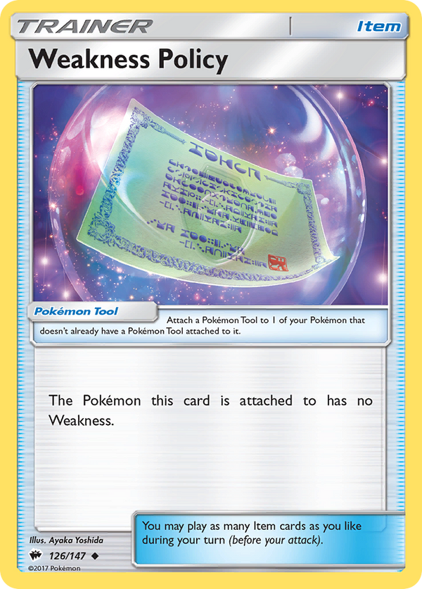 Weakness Policy - Burning Shadows SET-126