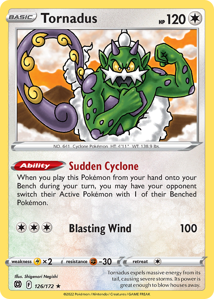 Tornadus - Brilliant Stars SET-126