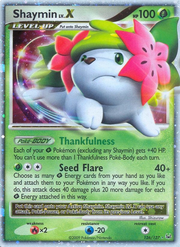 Shaymin LV.X - Platinum SET-126