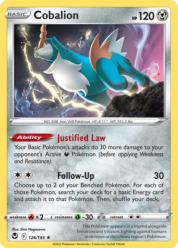 Cobalion - Silver Tempest SET-126