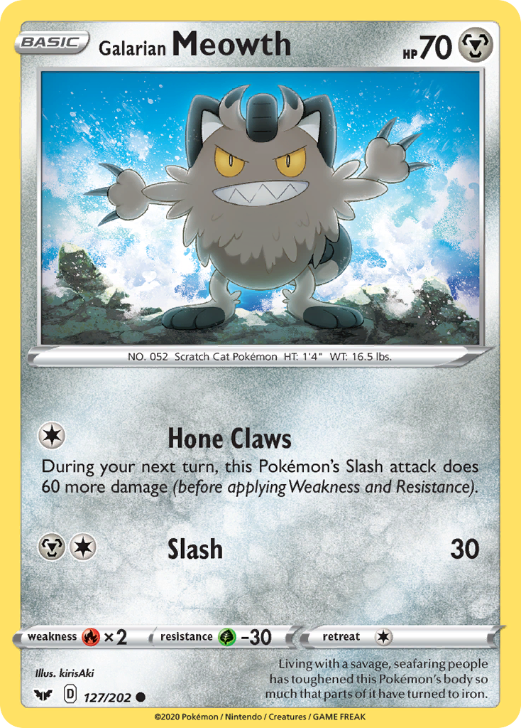 Galarian Meowth - Sword & Shield SET-127