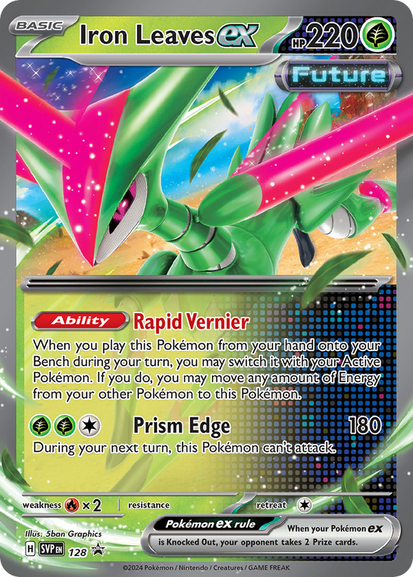 Iron Leaves EX - Scarlet & Violet Black Star Promos SET-128