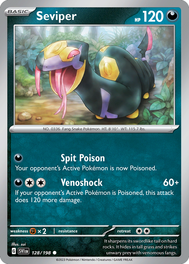Seviper - Scarlet & Violet SET-128
