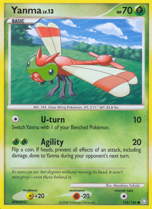 Yanma (Legends Awakened SET) (Pokémon) (Basic) (Grass) (HP: 70) (Common) (PKM Legends Awakened SET-33)