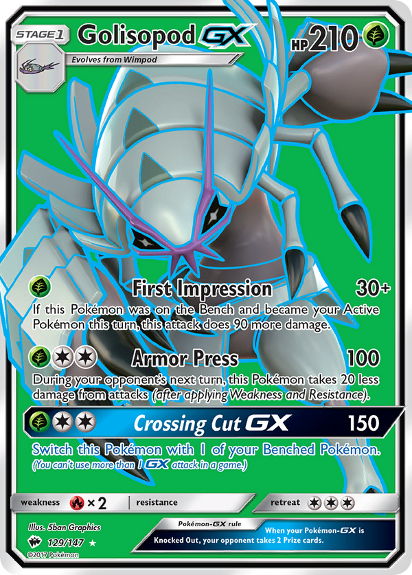 Golisopod-GX - Burning Shadows SET-129