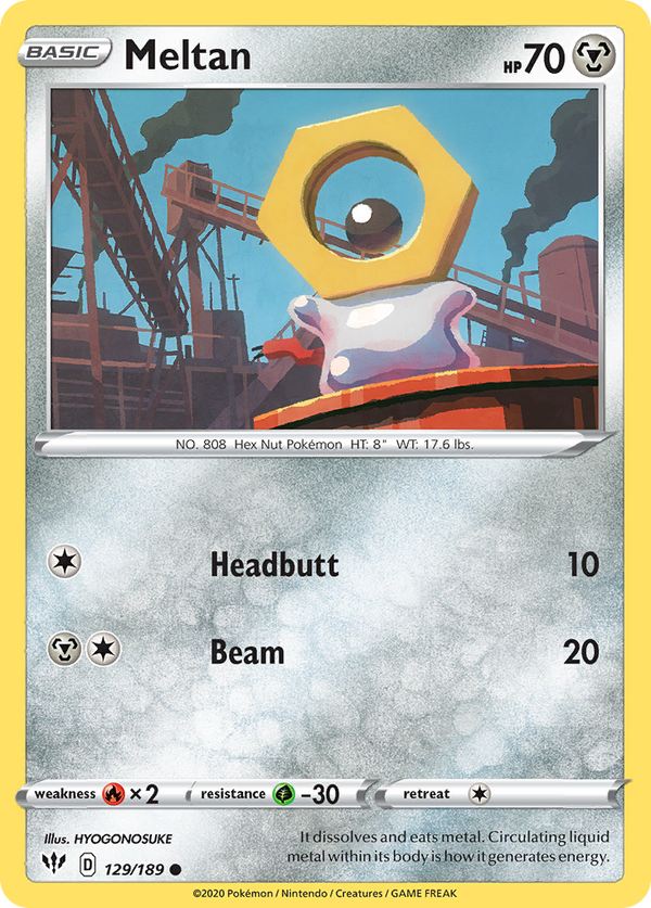 Meltan - Darkness Ablaze SET-129