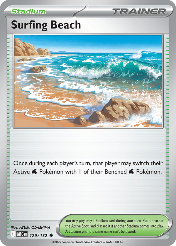 Surfing Beach - Mega Evolution SET-129