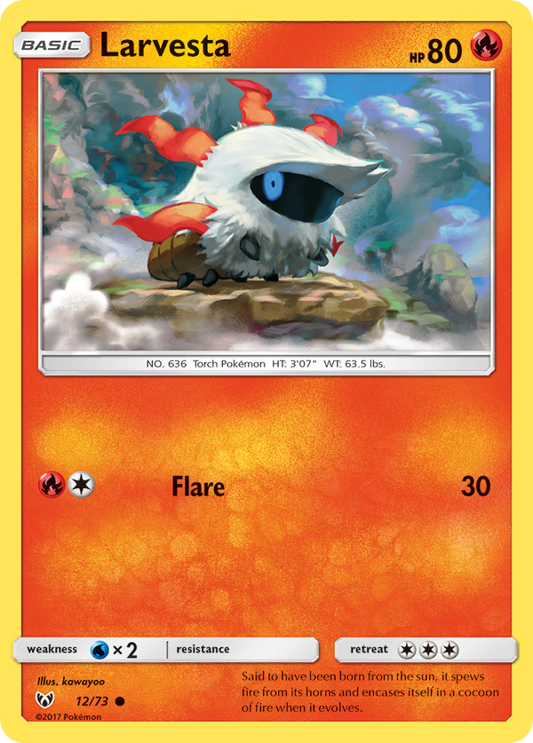 Larvesta - Shining Legends SET-12