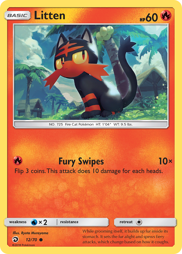 Litten - Dragon Majesty SET-12