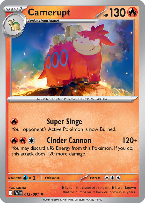 Camerupt - Paldean Fates SET-12