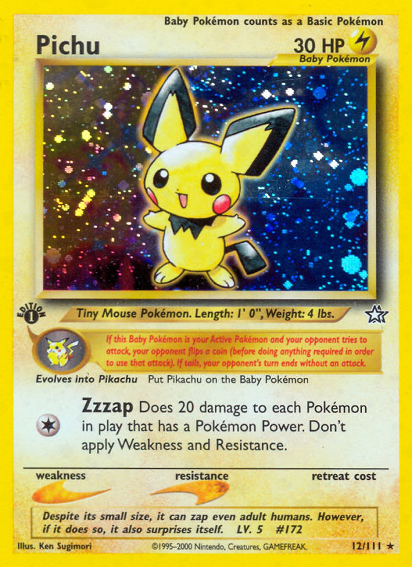 Pichu - Neo Genesis SET-12