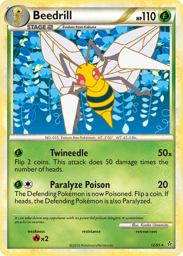 Beedrill - HS Unleashed SET-12