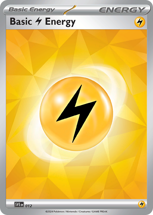 Basic Lightning Energy - Scarlet & Violet Energies SET-12
