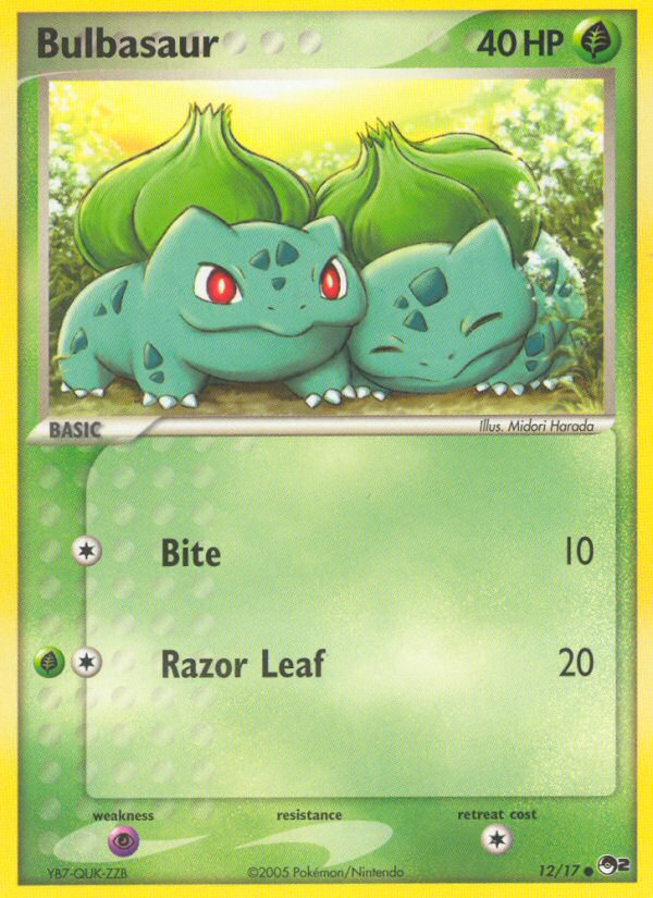 Bulbasaur - POP Series 2 SET-12