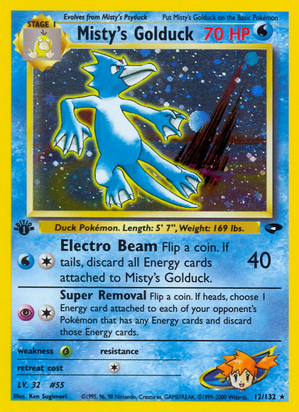 Misty's Golduck - Gym Challenge SET-12