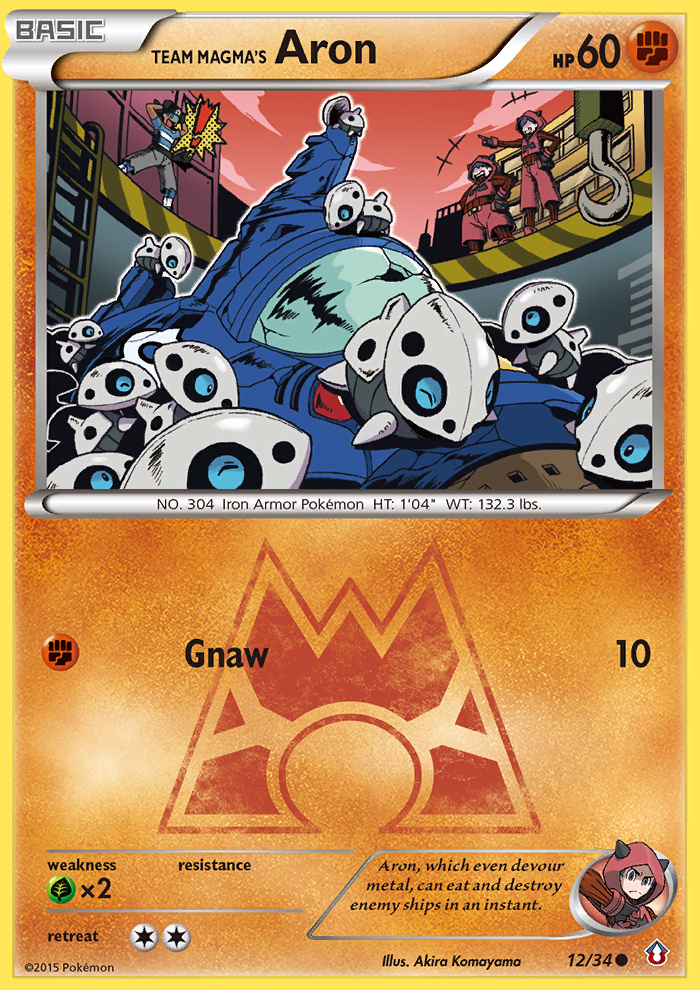 Team Magma's Aron - Double Crisis SET-12