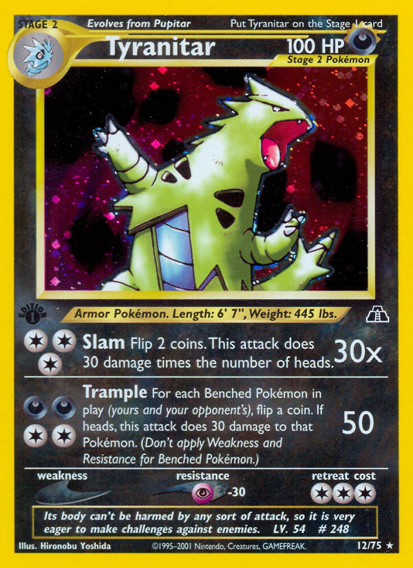 Tyranitar - Neo Discovery SET-12