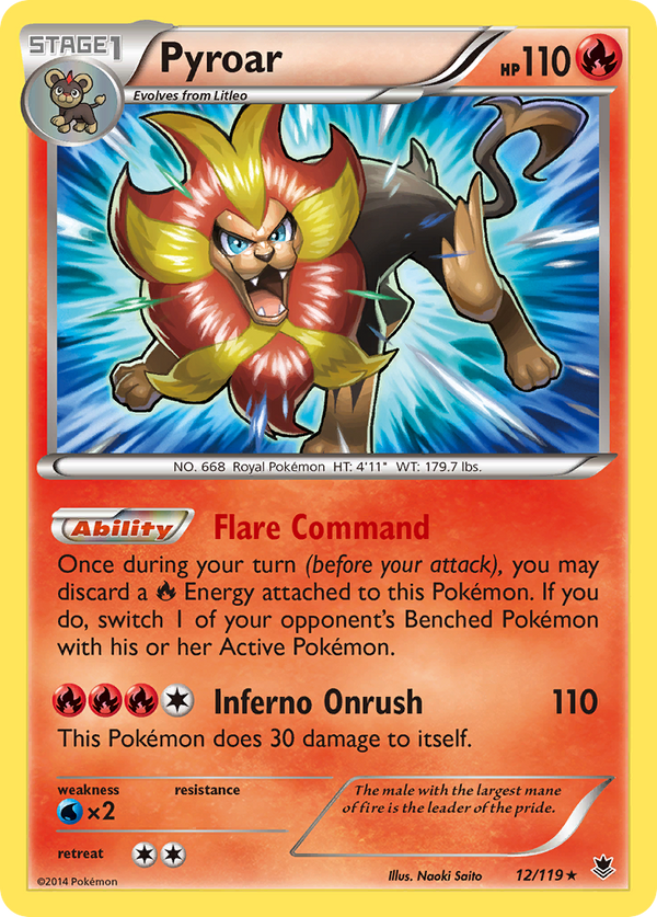 Pyroar - Phantom Forces SET-12