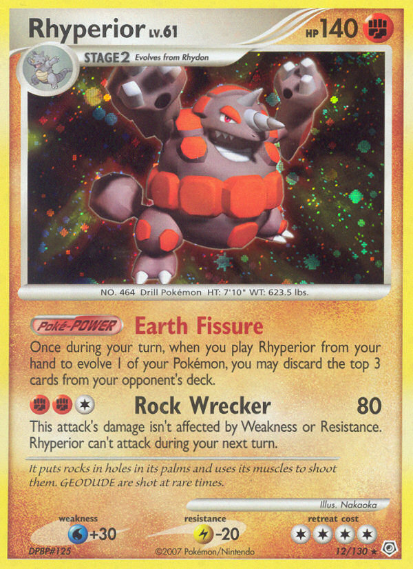 Rhyperior - Diamond & Pearl SET-12