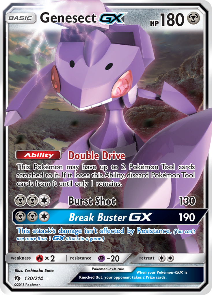 Genesect-GX - Lost Thunder SET-130