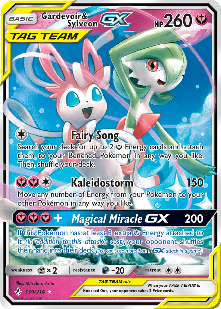 Gardevoir & Sylveon-GX - Unbroken Bonds SET-130