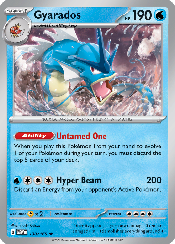 Gyarados - 151 SET-130