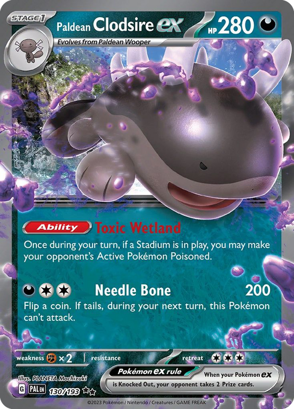 Paldean Clodsire EX - Paldea Evolved SET-130