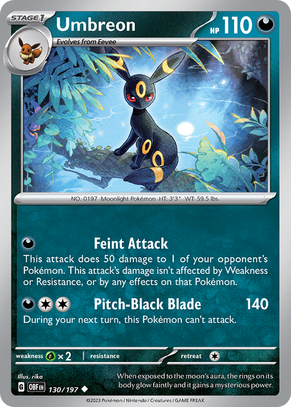 Umbreon - Obsidian Flames SET-130