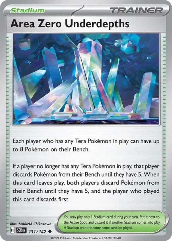 Area Zero Underdepths (Stellar Crown SET) (Trainer) (Stadium) (Uncommon) (PKM Stellar Crown SET-37)