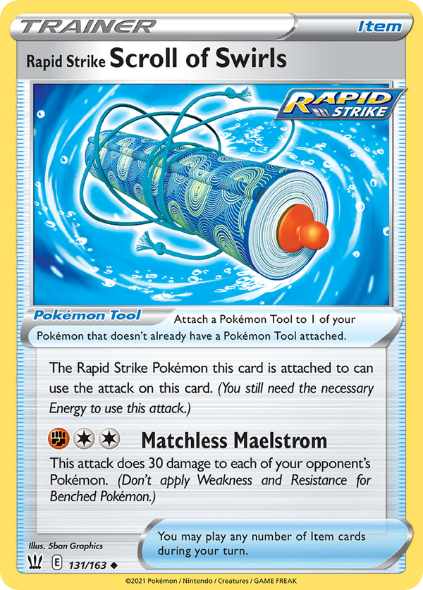 Rapid Strike Scroll of Swirls - Battle Styles SET-131