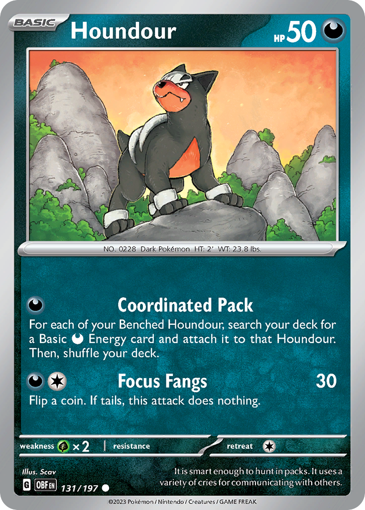 Houndour - Obsidian Flames SET-131
