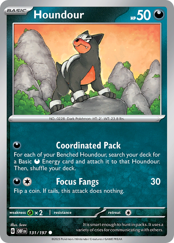 Houndour - Obsidian Flames SET-131