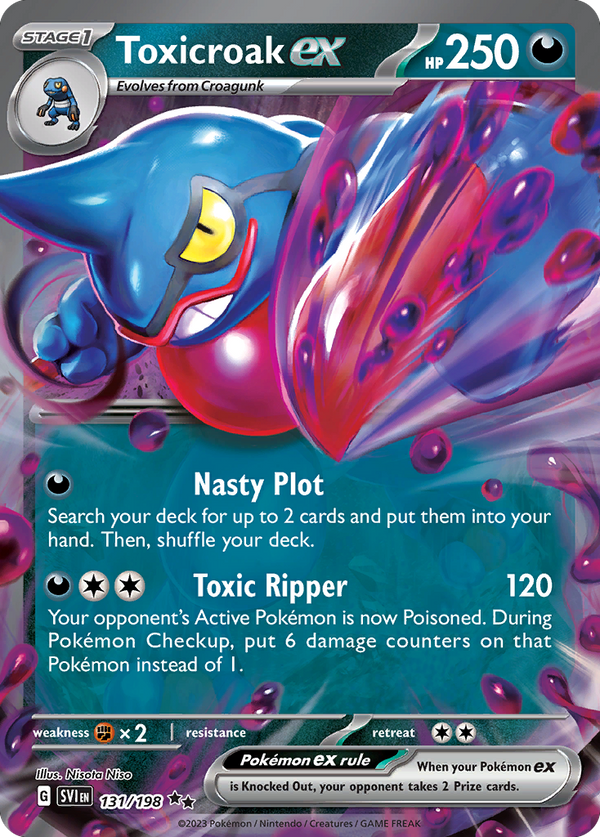 Toxicroak EX - Scarlet & Violet SET-131