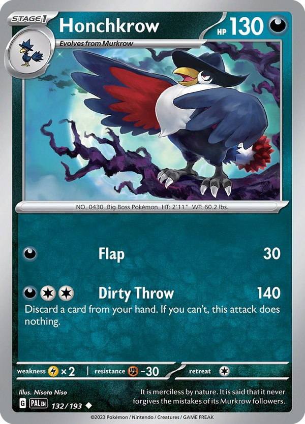Honchkrow - Paldea Evolved SET-132