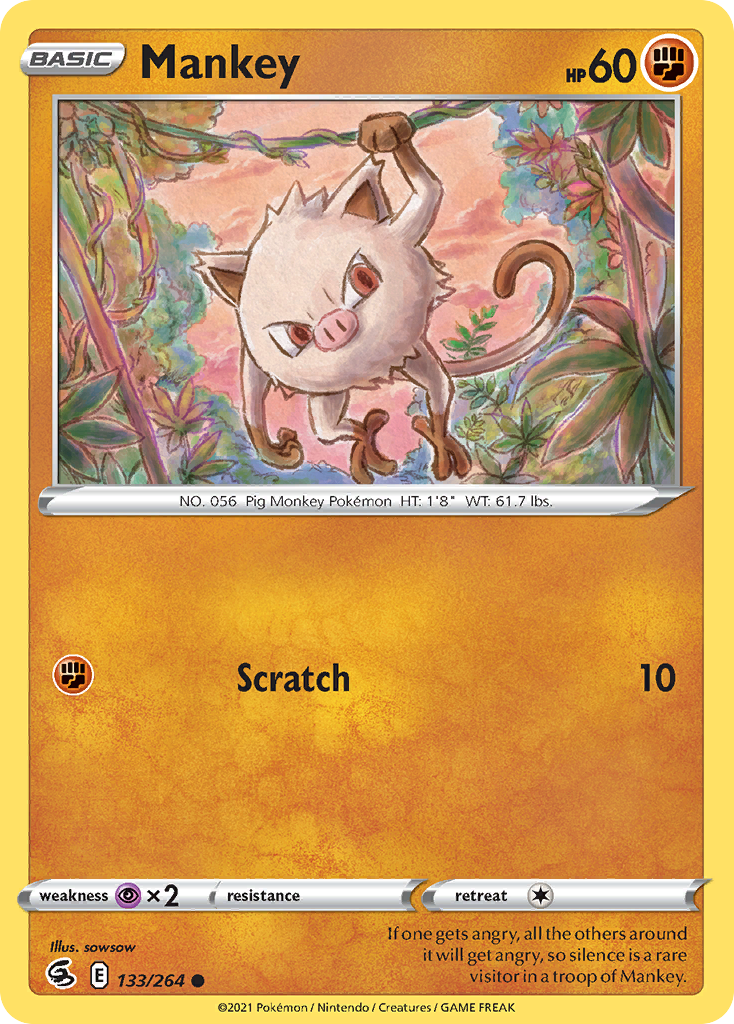 Mankey - Fusion Strike SET-133