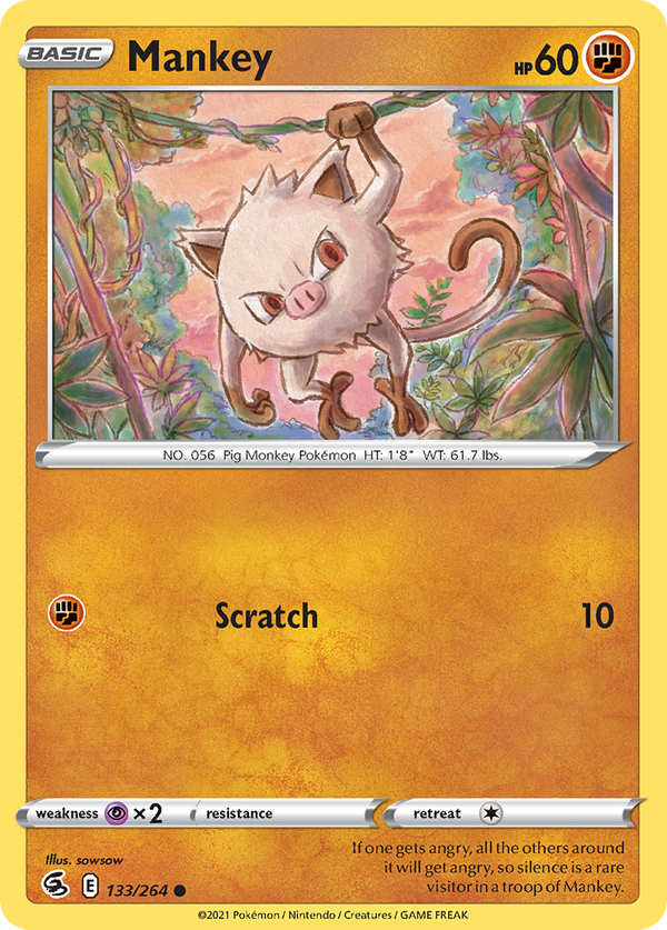 Mankey - Fusion Strike SET-133