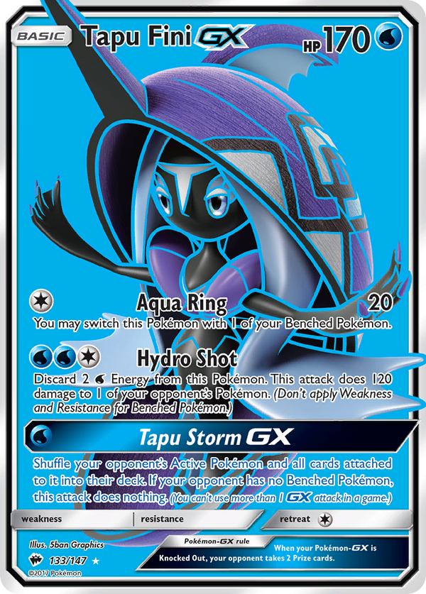 Tapu Fini-GX - Burning Shadows SET-133