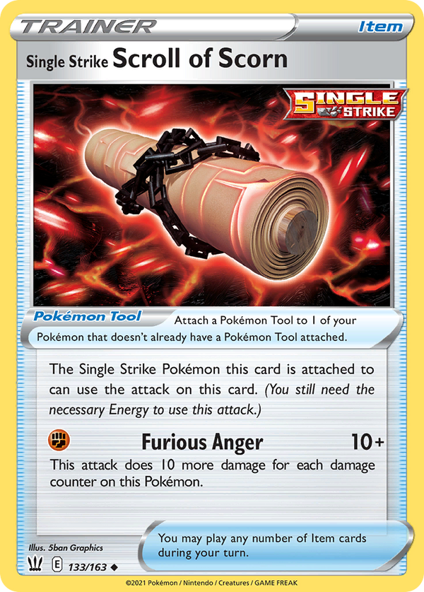 Single Strike Scroll of Scorn - Battle Styles SET-133