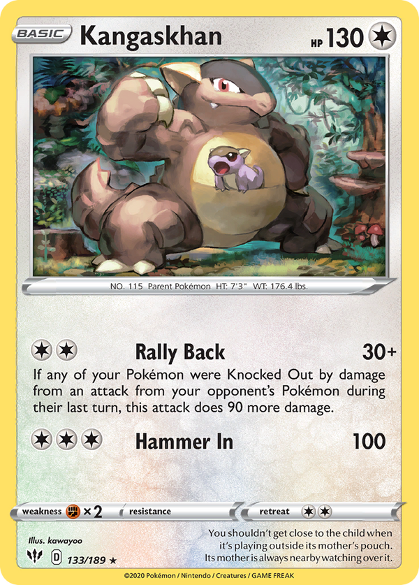 Kangaskhan - Darkness Ablaze SET-133