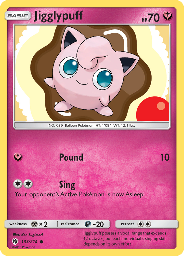 Jigglypuff - Lost Thunder SET-133