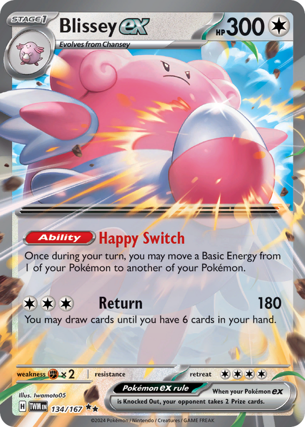Blissey EX - Twilight Masquerade SET-134