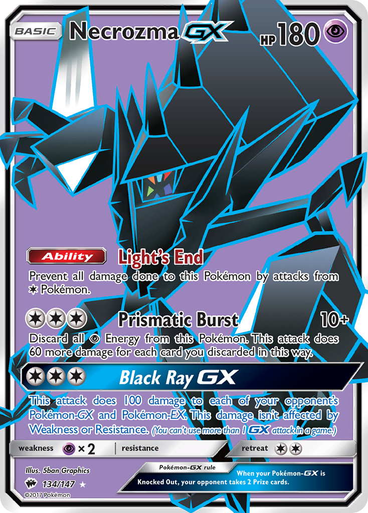 Necrozma-GX - Burning Shadows SET-134