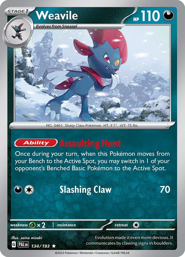Weavile - Paldea Evolved SET-134