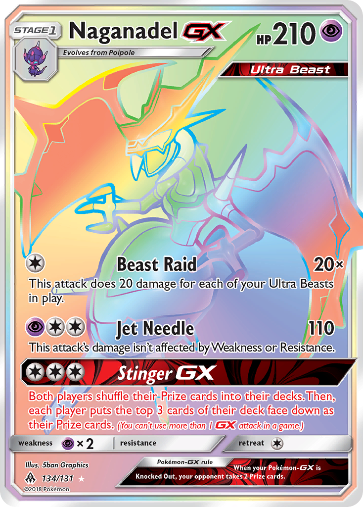 Naganadel-GX - Forbidden Light SET-134