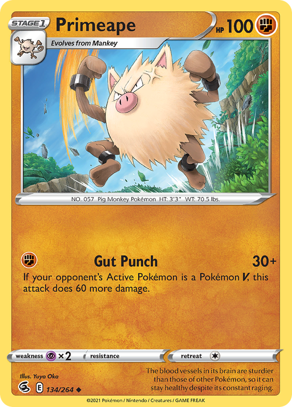 Primeape - Fusion Strike SET-134